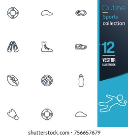 Sport vector collection icon set