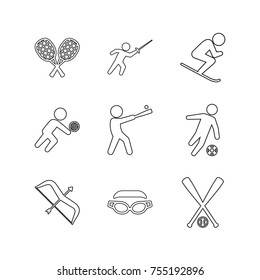 Sport vector collection set