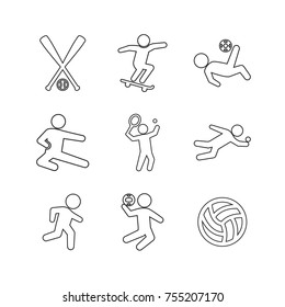 Sport vector collection set