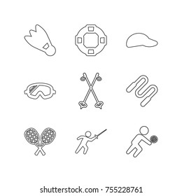 Sport vector collection set