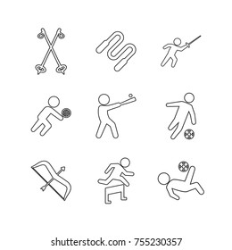 Sport vector collection set