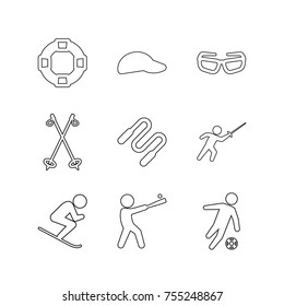 Sport vector collection set