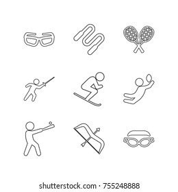 Sport vector collection set