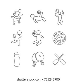 Sport vector collection set