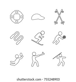 Sport vector collection set