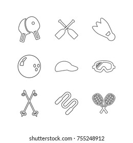 Sport vector collection set
