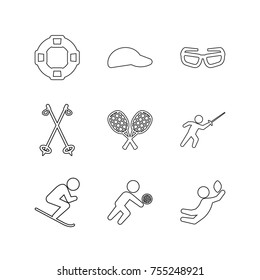 Sport vector collection set