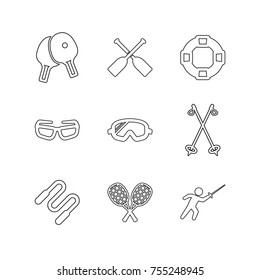 Sport vector collection set