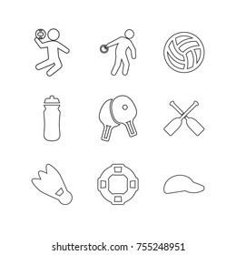 Sport vector collection set