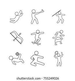 Sport vector collection set