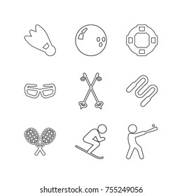 Sport vector collection set