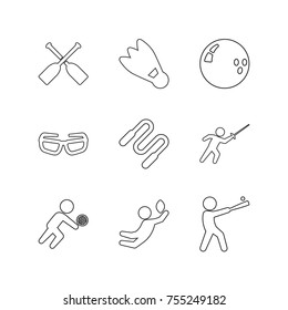 Sport vector collection set
