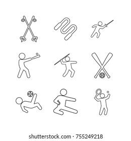 Sport vector collection set