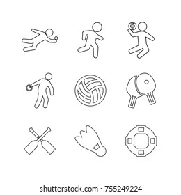 Sport vector collection set