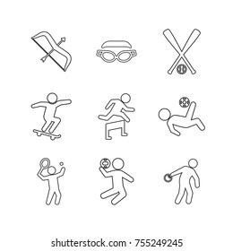 Sport vector collection set