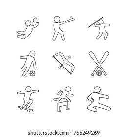 Sport vector collection set