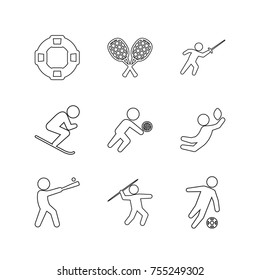 Sport vector collection set