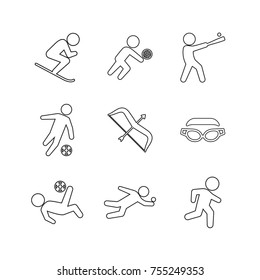 Sport vector collection set