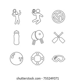 Sport vector collection set