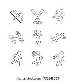 Sport vector collection set