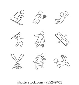 Sport vector collection set