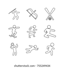 Sport vector collection set