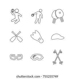 Sport vector collection set