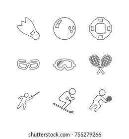 Sport vector collection set