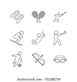 Sport vector collection set