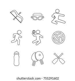 Sport vector collection set