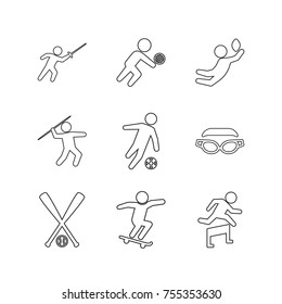 Sport vector collection set