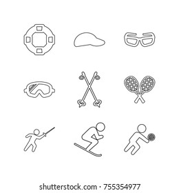 Sport vector collection set