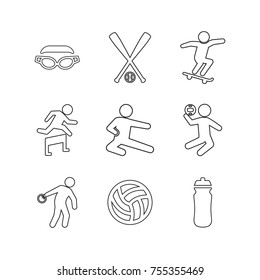 Sport vector collection set