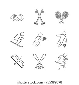 Sport vector collection set