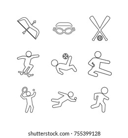 Sport vector collection set