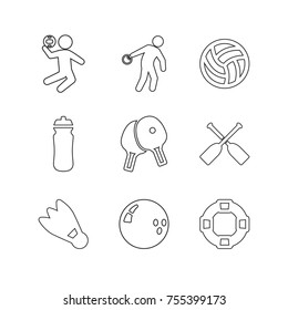 Sport vector collection set