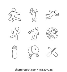 Sport vector collection set