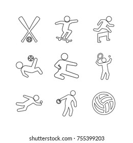 Sport vector collection set
