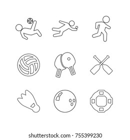 Sport vector collection set