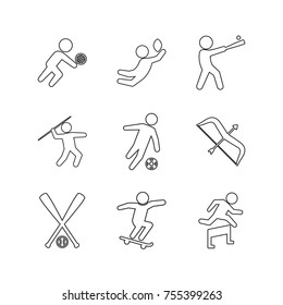 Sport vector collection set