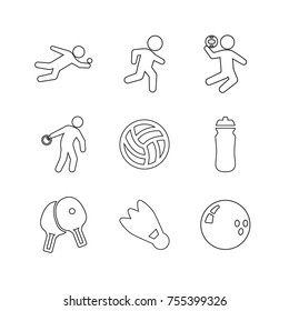 Sport vector collection set