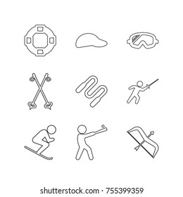 Sport vector collection set