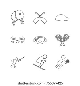 Sport vector collection set