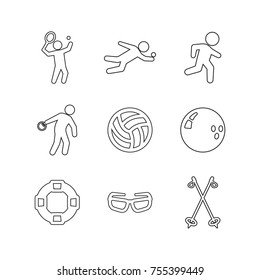 Sport vector collection set