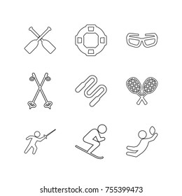 Sport vector collection set