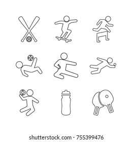 Sport vector collection set