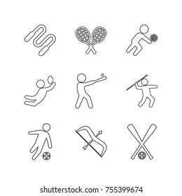 Sport vector collection set