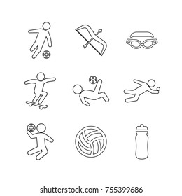 Sport vector collection set