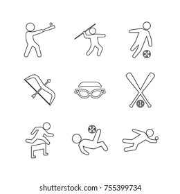 Sport vector collection set