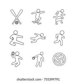 Sport vector collection set